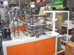 Quality Double Layers Polyethylene Glove Making Machine , Plastic Cutting machinery wholesale