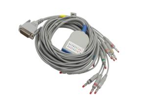Quality Schiller EKG Cable 10 Lead ecg Patient Cable For AT3 Patient Monitor wholesale