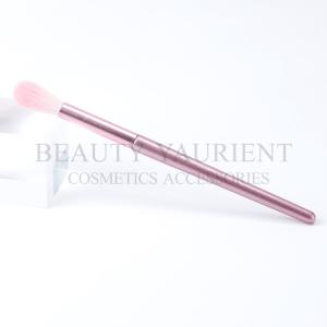 Quality SA8000 Fluffy Highlighter Makeup Brush With Pearl Pink Wooden Handle wholesale