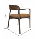 615mm*560mm*800mm Dimensions Dining Chair for Modern Minimalist Restaurant