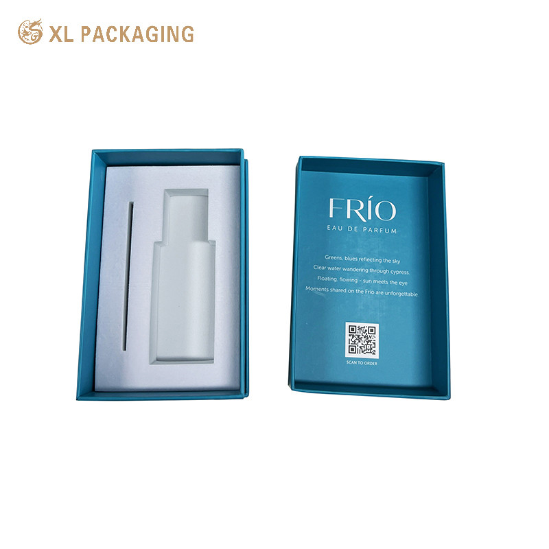 Customizable Aromatherapy Candle Cover Box Lid and Base Design Gold Foil Flat Cosmetics Packaging matte lamination Paperboard