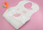 Bamboo material Disposable Baby Bibs Leakproof Pocket Snack Crumb Catcher