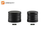 R24 Black Aluminum Bottle Caps For Acceptable Size Plastic Or Glass Bottle