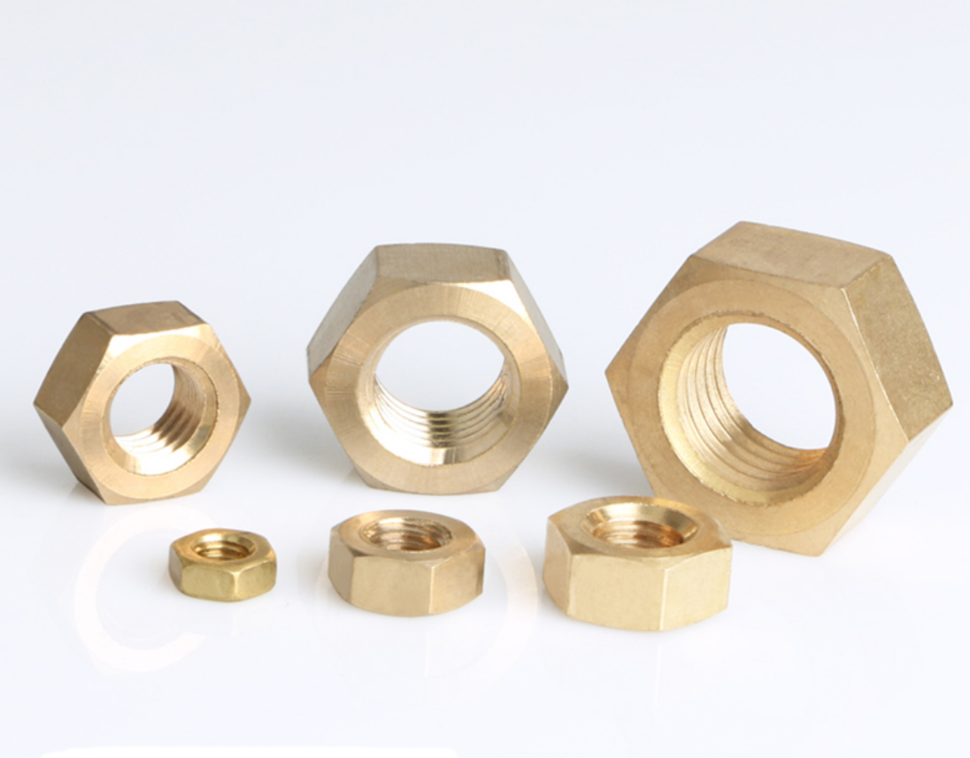 Grade 4.8 DIN standard brass connector bolt nut electrical with and standard