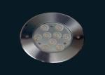 High Voltage LED Underground Light Good Heat Dissipation 316 SS 27W RGB 3in1