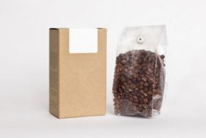 Quality cardboard brown or printed coffee packaging bags wholesale