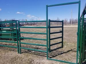 Quality 6ft X 12ft Livestock Metal Cattle Fence Panels Heavy Duty Horse Round Pen Panels wholesale