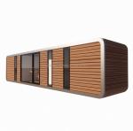 Affordable Family Housing 2 Bedroom Wooden House with Galvanized Steel Square