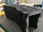 high quality bellows protect cover made by fiber cloth for SU JETI YUKSEK BASNC
