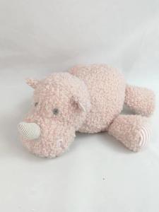 Quality Velvet Plush Rhinoceros Toy OEM ODM Lovely Soft Ha Children Stuffed Animal Toy wholesale