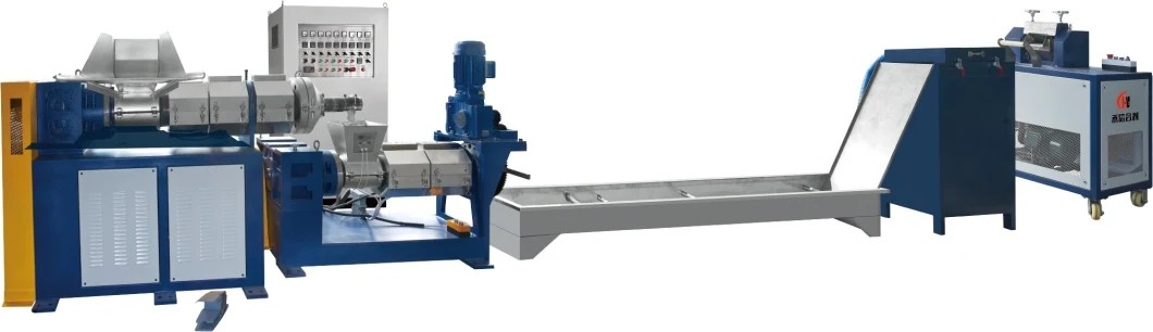 PE Waste Film Tape Extrusion Line Plastic Bags Scrap Granulator Recycling Machine
