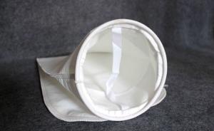 Quality Polyester Needle Felt Liquid Filter Bag / 190 Micron Filter Bag For Adhesive Industry wholesale