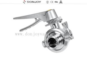 Quality EPDM Seal DN300 Sanitary 10 Inch SS Clamp Butterfly Valves wholesale