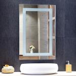 Hotel High Output Backlit Smart Bath Mirror W24"xH36"/W36"xH36" Fog Free