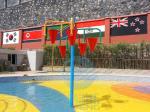 Commercial Water Park 5 In 1 Fiberglass Pouring Water Buckets For Splash Zone