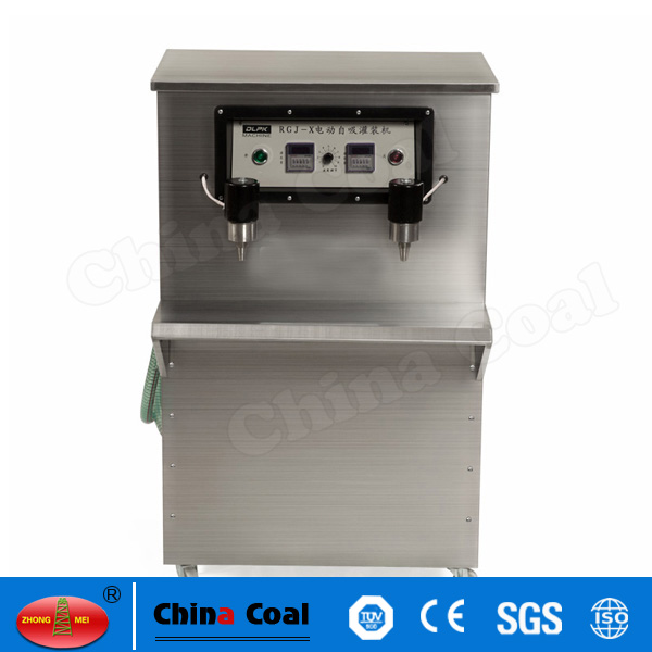 Double head Electric self Suction Filling Machine for liquid oil