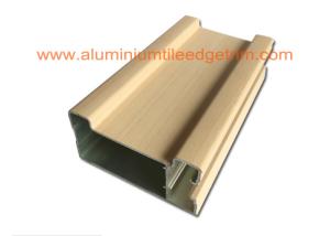 Quality Different Design Aluminium Door Profiles Wood Grain / Mill Finish 1.4-4mm Thickness wholesale