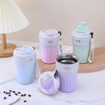 Smart Coffee Thermos Temperature Display and LED Insulated Travel Mug for Summer