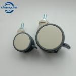 Locking Rubber TPE Hospital Medical Caster Wheels Customized