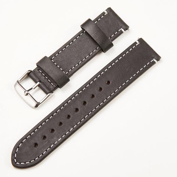 Vintage Genuine Leather Watchband oil wax cowhide strap accessories switch quick
