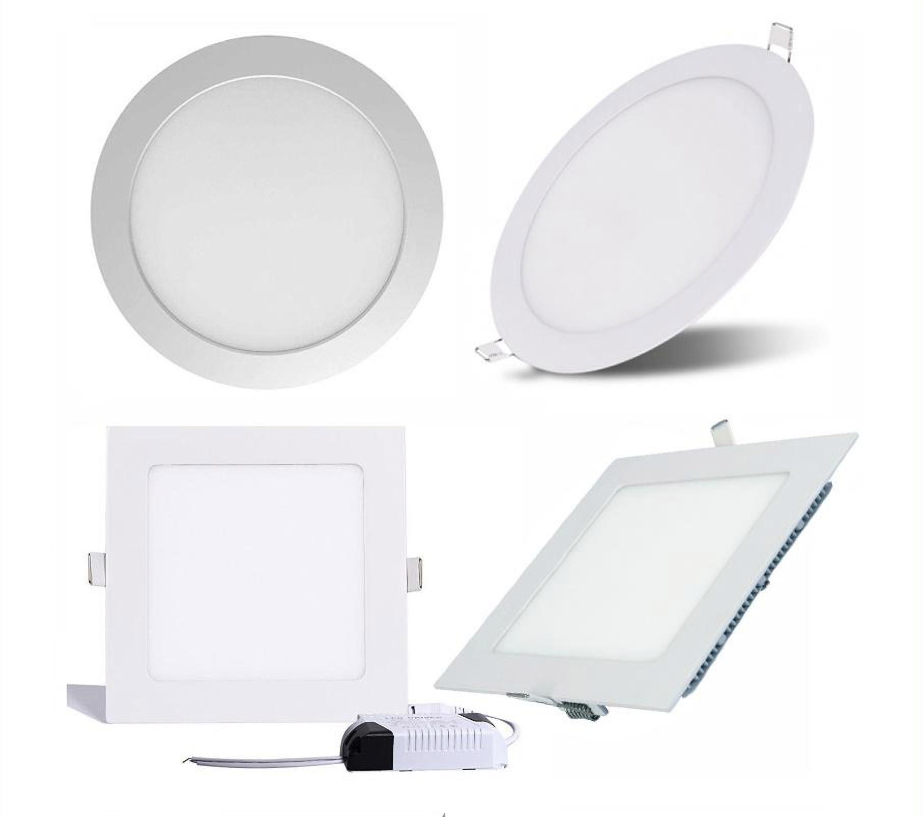 AC 85-265V 3w 4w 6w 9w 12w 15w 18w 24w Ultra Slim LED Panel Light with Long Lifespan