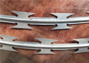 Quality CBT -65 Razor Concertina Barbed Wire HD Galvanized Zinc Low Carbon Steel wholesale