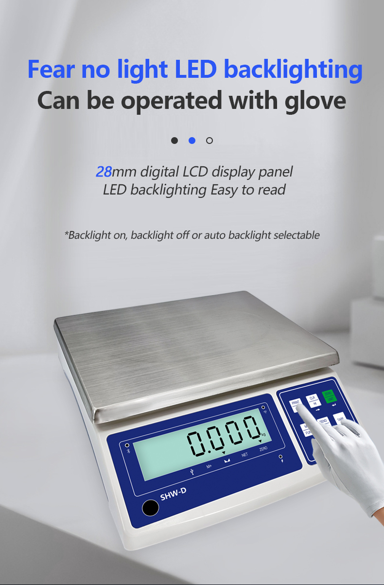 ABS 30KG Customizable LCD Display Precision Industrial Weighing Scale Platforms by SOHE WD