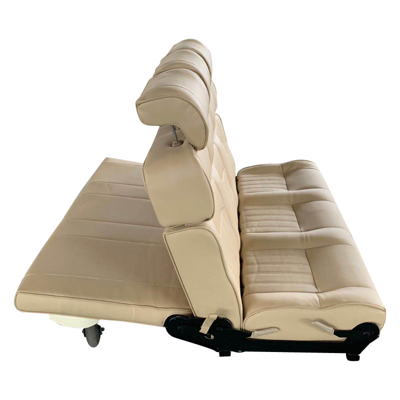 new design luxury car seats bed RV car back seat bed 3 seat with recliner backrest