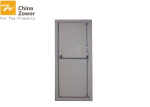 Quality 90 minute Fire Rated Steel Insulated Fire Door With Panic Bar/ Powder Coated Finish wholesale