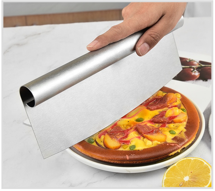 14 Inch Premium Pizza Cutter Stainless Steel 430 Pizza Rocker Cutter