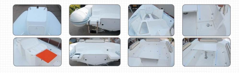700 Cm Length Inflatable Rib Boat Fiberglass 23 Ft All Colors For 14 Persons