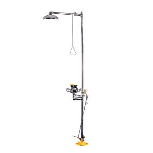 Quality 304 Stainless Steel Emergency Shower And Eyewash Station 120 - 180L/Min Flow Rate wholesale