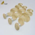 100% Human Cuticle Aligned 613 Virgin Ombre Human Hair Extensions Seamless ODM