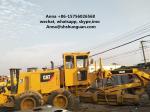 140 K Used Motor Graders , 140H Caterpillar Road Grader 185 HP Rated Power