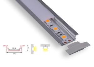Quality U Shape Led Strip Light Mounting Channel With Good Thermal Conductivity wholesale