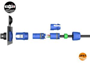 Quality IP67 20A 500V 3 Pin 11.5MM Waterproof Aviation Connector wholesale
