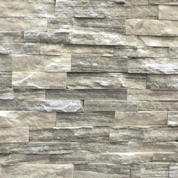 Cultured Marble Stone Natural stone Cloudy Grey Marble Culture Stone, Ledge