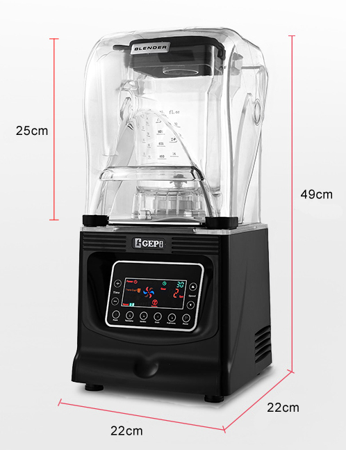 1800W Commercial Electric Fruit Stainless Steel Smoothie Maker Mixer with Private Mold