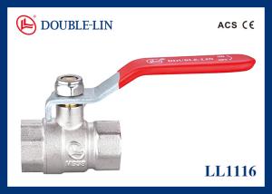 Quality 1/2 &quot; To 4 &quot; Female X Female 16 Bar Brass Ball Valve With Flat Lever Handle wholesale