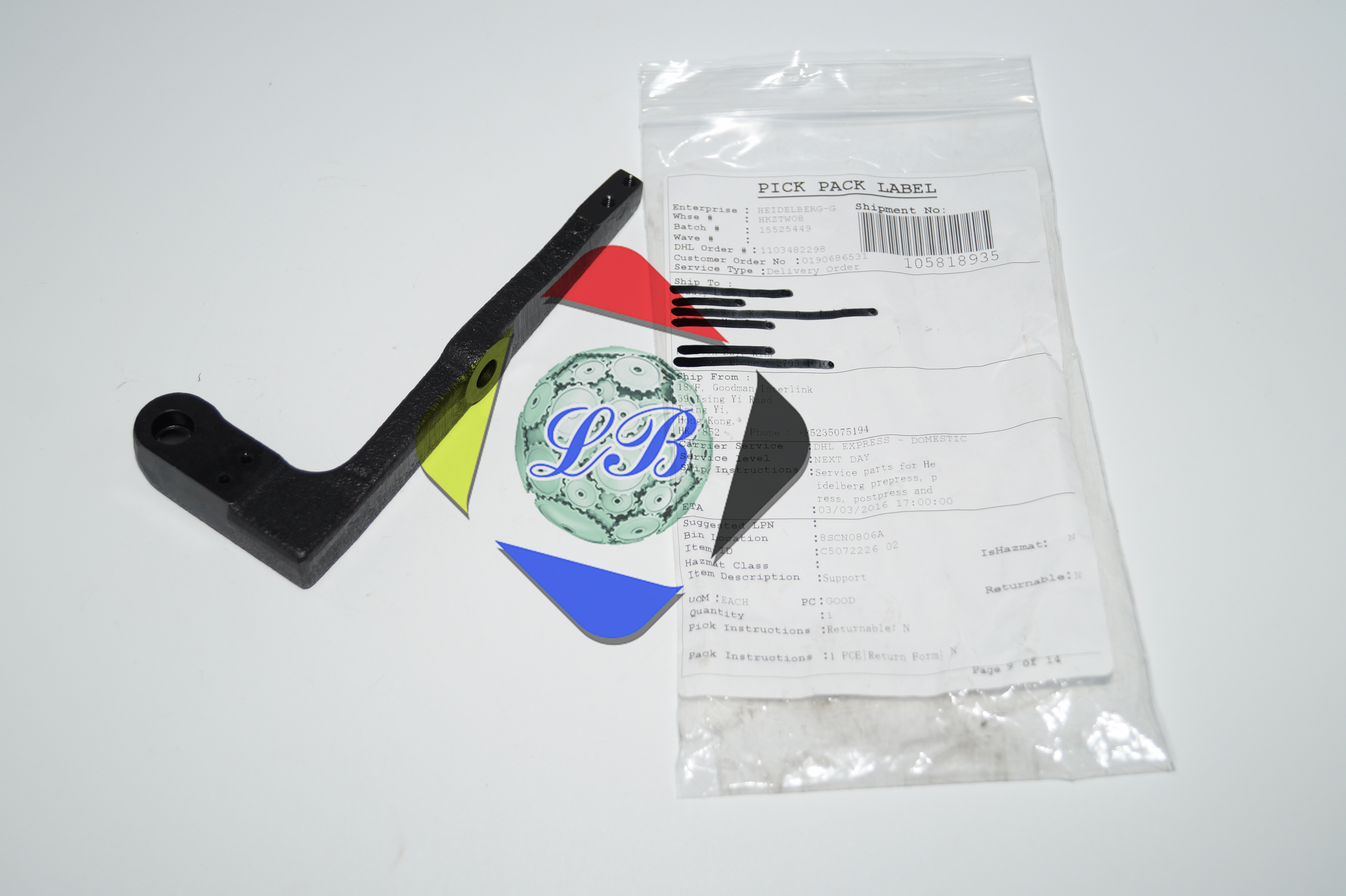 C5.072.226 Support DS printing machine Original parts for printing machine