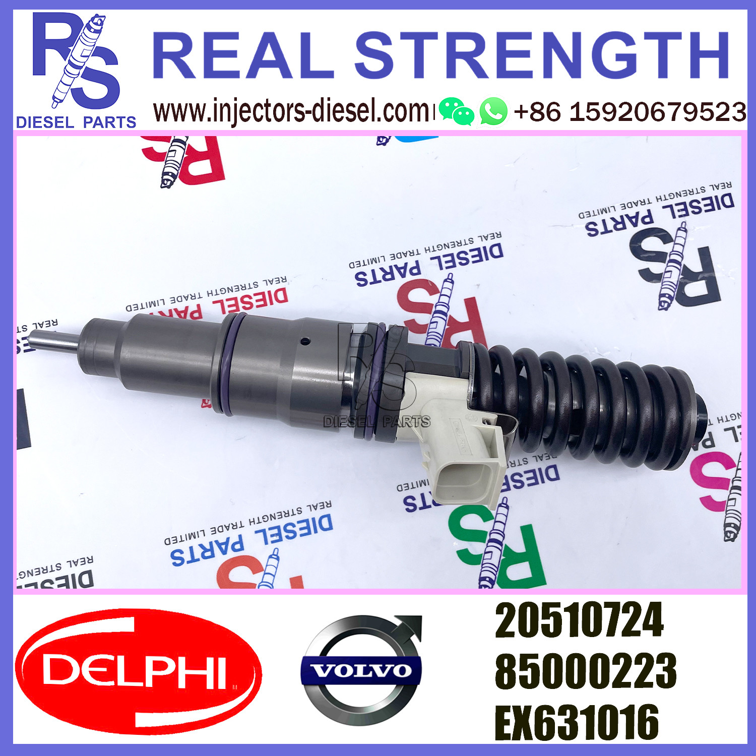 BEBE4D31001 DELPHI Fuel Injector 20517502 85000417 For V-O-L-V D12 HIGH POWER