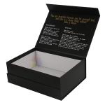 Personalized Custom Black Magnetic Closure Paper Shoe Boxes With Logo Packaging