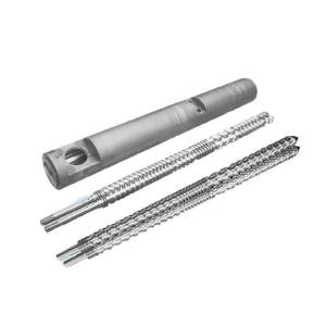 Quality Efficiency Parallel Twin Screws And Barrels 42CrMo 9Cr18MoV With Nitriding Treatment wholesale