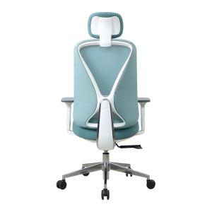 Quality Unigamer Blue Ergonomic Desk Chair Lumbar Support BIFMA Standard Nylon Castor wholesale