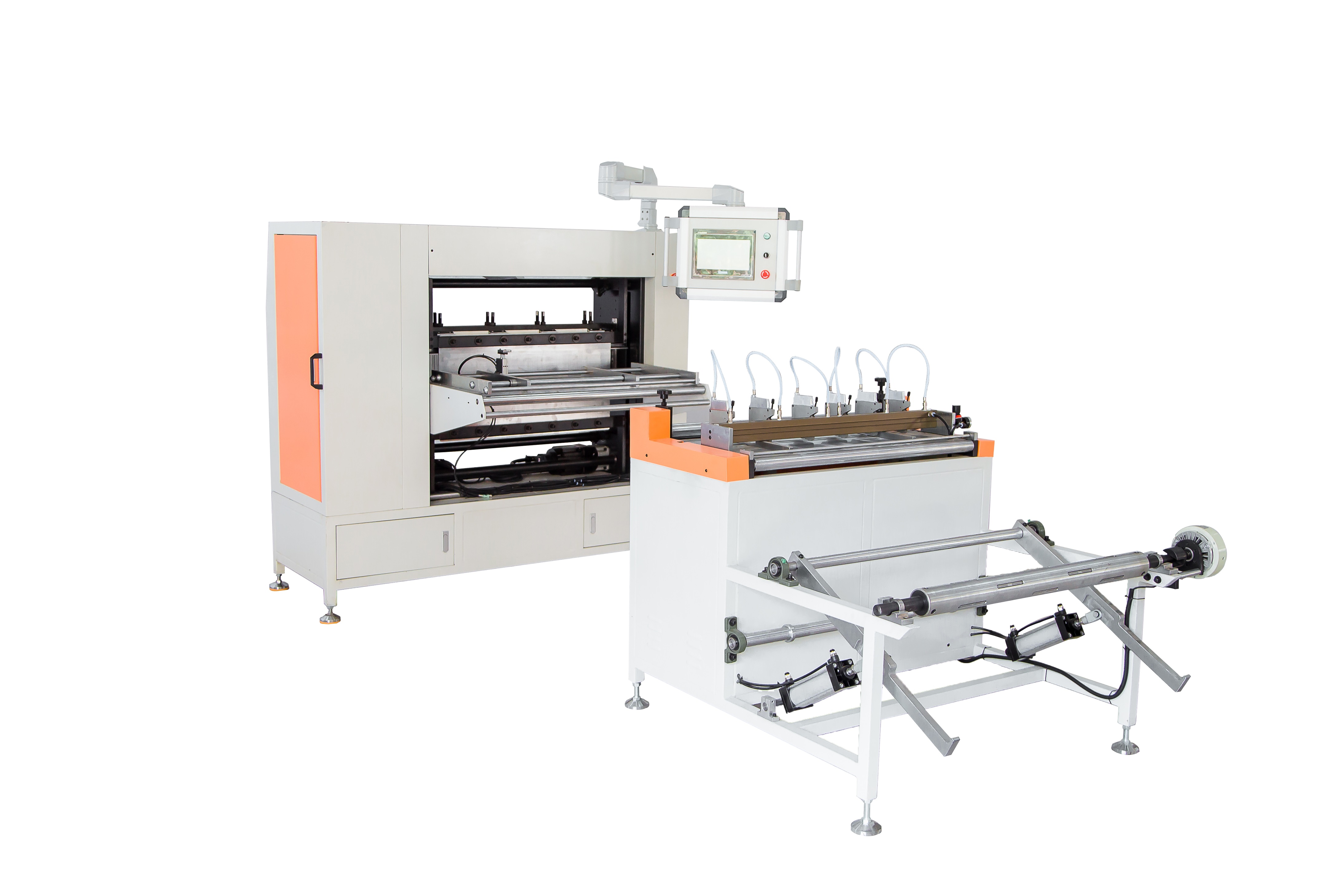 Computerized HEPA Filter Pleating Machine 1KW Knife Paper Pleating Machine 1300mm Working Width