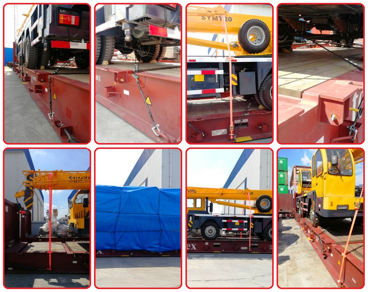Small Telescopic Boom Mobile Crane 6 Ton Truck Crane With Self Made Chassis