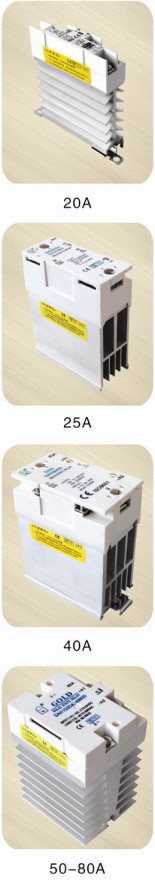 CE 48-600VAC SSR Solid State Relay Heatsink Al Material
