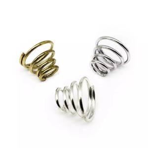 Quality Nickel Plated Steel Cylindrical Battery Compartment Spring With Compression wholesale