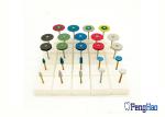Multiple Dental Zirconia Abrasive Tools , Dental Rubber Diamond Impregnated