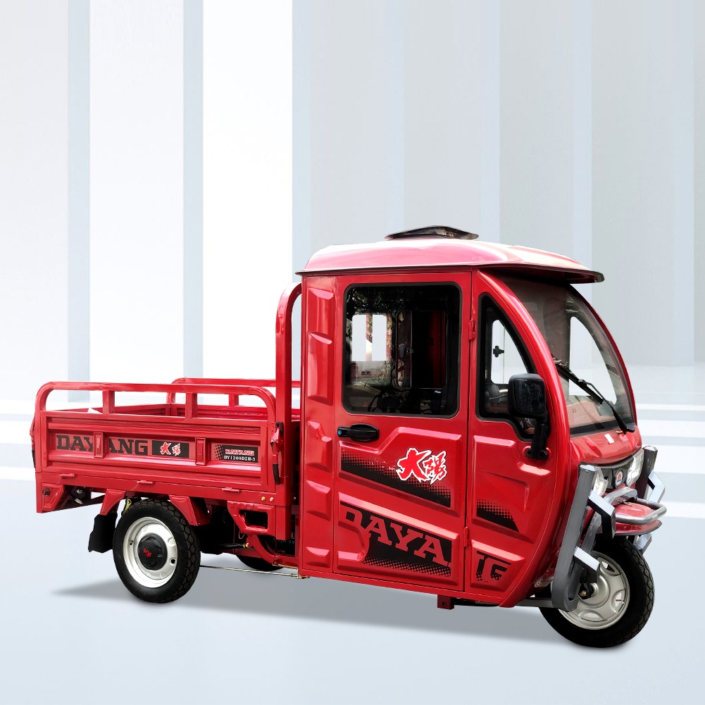 Electric Cargo Tricycle Motorized Tricycles 3 Wheel DY3-150 with Max Speed of 45km/h